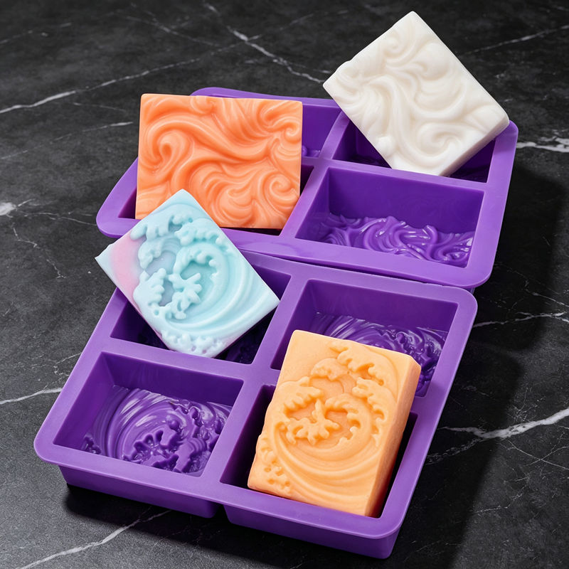 Resin Ocean Wave Mold - 2/4 piezas Molde de silicona de