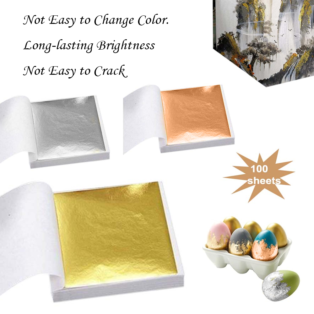 Gold Foil Flakes - 100 Uds. De copos de hojas