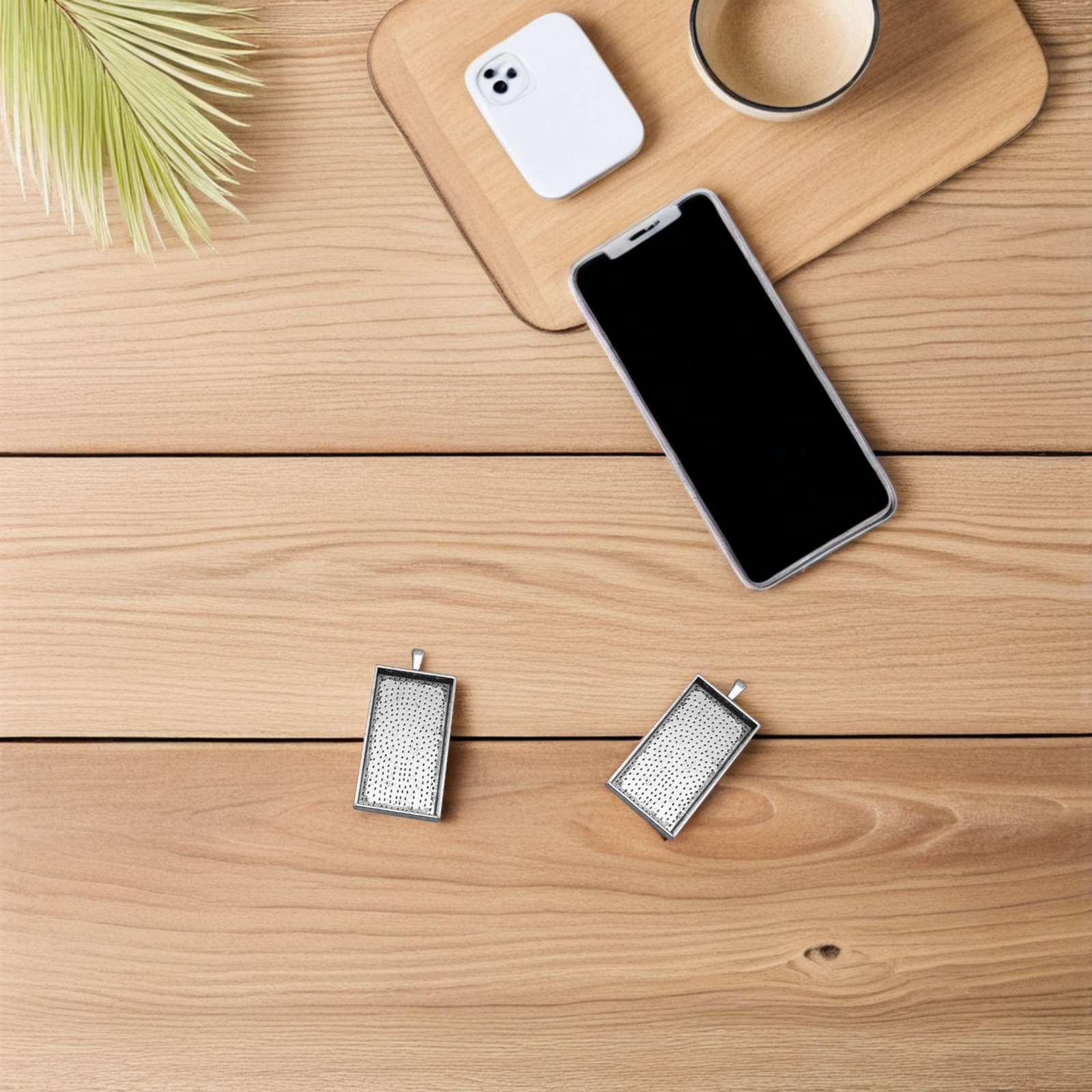 Bezels Set Pendant - 10 unidades de bandejas para colgantes