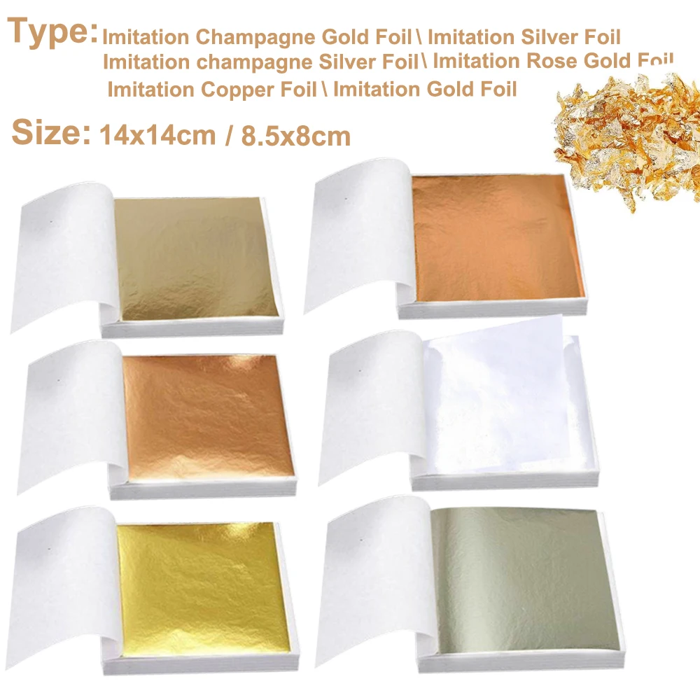100 Uds. De copos de hojas de  - Gold Foil Flakes reseña y precio