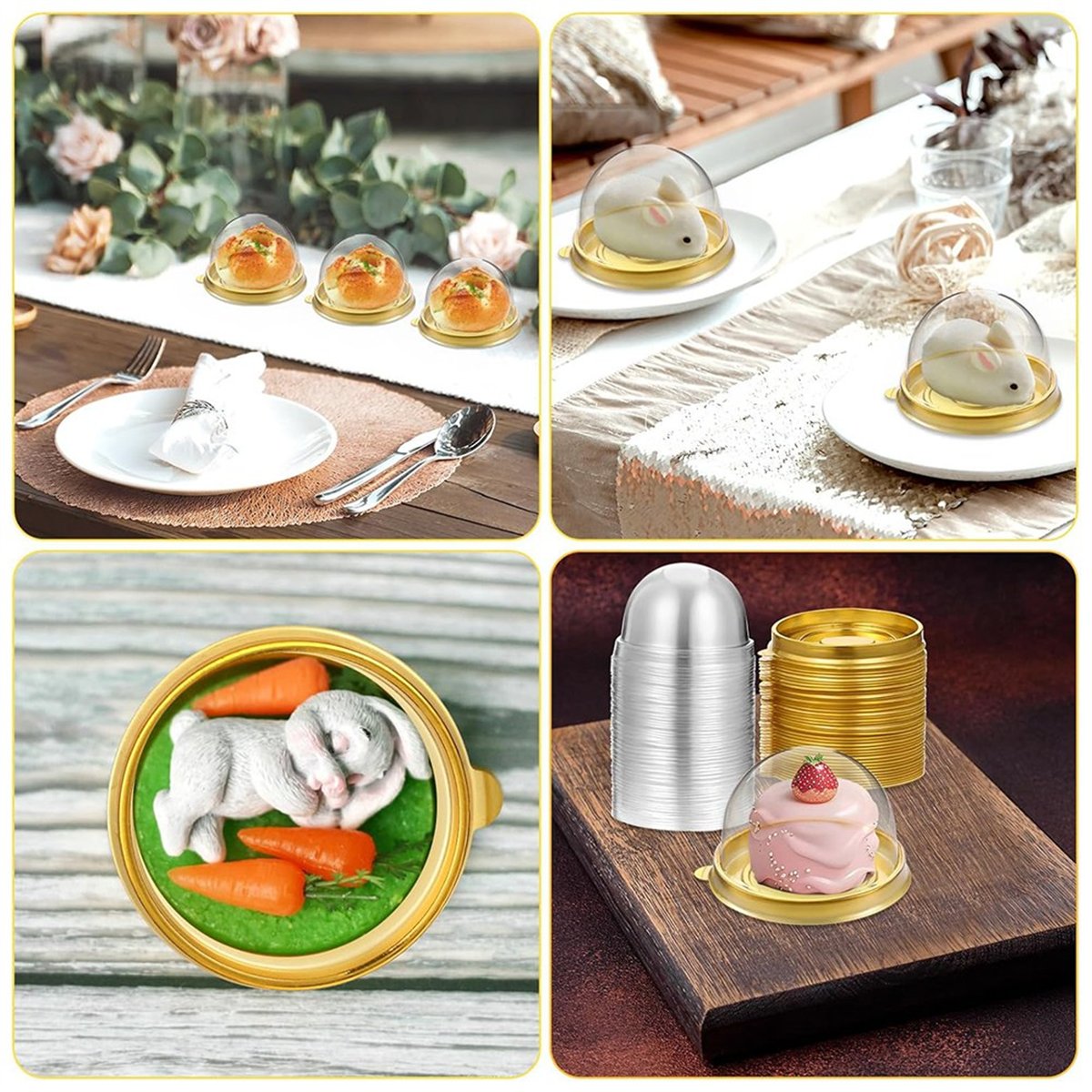 【A47T】Dóminos para charcutería - Dome Mold Clear reseña y precio