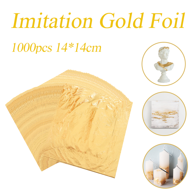 Hojas de imitación doradas par - Gold Foil Flakes reseña y precio