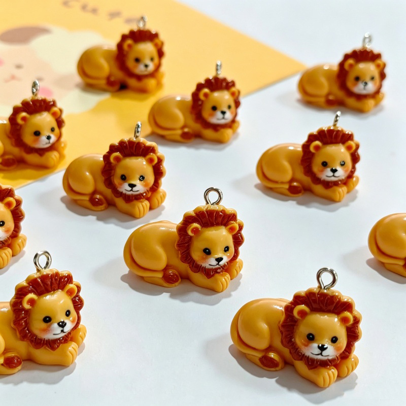 6 piezas de colgantes de león  - Resin Craft Projects reseña y precio